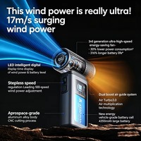 Nouveau ventilateur portable JISULIFE Ultra2E 2026, turbine sans pales ultra-puissante, 4500 mAh, débit d'air haute vitesse de 17 m/s, autonomie de 25 h