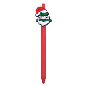 Penna Decorativa Natalizia a Forma di Omino di Pan di Zenzero, Alce, Campana e Albero, Penna a Sfera per Studenti, Regalo di Natale - Product Image 3