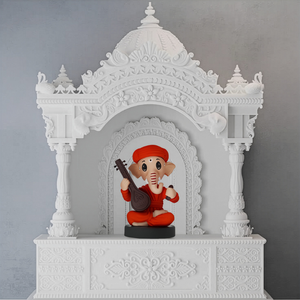 Adorable Figura Decorativa de Ganpati Sentado, Elegante Adorno para el Tablero del Automóvil, para el Hogar, la Oficina y como Regalo - Product Image 5