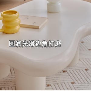 Modern Cloud <b>Coffee</b> <b>Table</b> Resin Off White Unique Shape Living Room Furniture Wabi Sabi Style Tea <b>Table</b> - Product Image 2