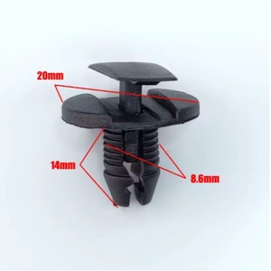 Clip d'attache rapide noir pour Citroën Peugeot, pièces de rechange en plastique - Product Image 3