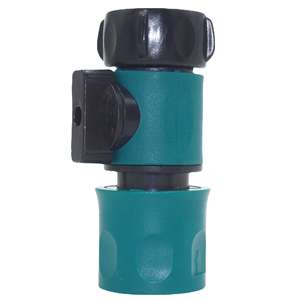 Conector de Tubería de Agua de 3/4 Pulgadas, Válvula de Control de Acoplamiento Rápido de Plástico para Riego de Jardín - Product Image 4