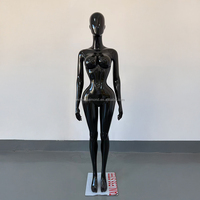 Maniquíes de fibra de vidrio Boutique BBL Mina Models, de cuerpo completo, con cabeza, para ropa de mujer con curvas, tallas grandes, con sujetador grande, acabado dorado mate