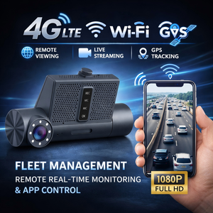 Sistema <span class=keywords><strong>de</strong></span> CCTV para Vehículos Richmor, Gestión <span class=keywords><strong>de</strong></span> <span class=keywords><strong>Flotas</strong></span> 4G GPS, Cámara para Vehículos con IA DSM y Grabación 1080P para Camiones, Autobuses y Taxis - Product Image 1