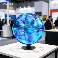 Ventilateur holographique sphérique Q50 3D, affichage holographique 360°, projecteur LED pour centre commercial, exposition, promotion de marque, publicités HD