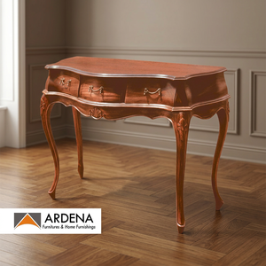 Classic Modern Entry Console <b>Table</b> 3 Drawer Solid Wood Handmade Antique Design Living Room Furniture <b>Brown</b> - Product Image 3