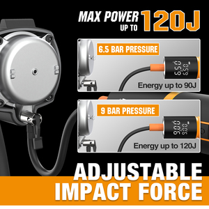 Pistola de clavos para concreto <span class=keywords><strong>Numax</strong></span> de 40 mm de alta resistencia, inalámbrica, alimentada por batería de 18 V, directamente de fábrica, para concreto y acero. - Product Image 2