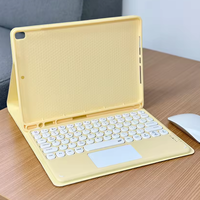 JOYPORODO pour iPad 11, étui avec clavier sans fil pour iPad 7 8 9 10 11 12.9 13 pouces Pro, housse pour iPad Mini, étui clavier pour tablette