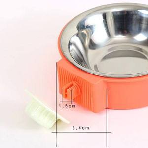 Cage Feeder Bowl for Small Pets <strong>Food</strong> Water Feeder Bowl Dish With Bolt <strong>Holder</strong> for Pet Dog <strong>Cat</strong> Bird - Product Image 5