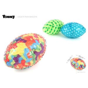 ของเล่นเคี้ยวสำหรับสัตว์เลี้ยงยี่ห้อ Yommy ทำจาก TPR และผ้าไม่ทอ ขนาด 18 ซม. หลายสี สำหรับสุนัข - Product Image 1
