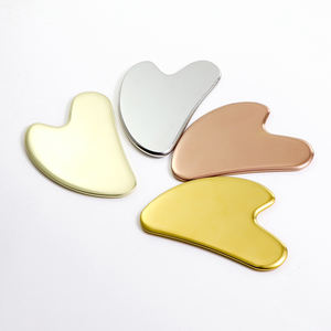 OEM Anti-invecchiamento Guasha raschiatura strumento di massaggio in acciaio inox Gua Sha Board per il massaggio del viso - Product Image 3