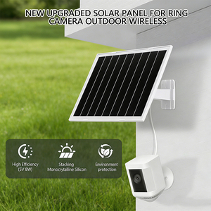 Panneau Solaire Monocristallin 8W 10W Étanche IP65 Noir Sortie 5V Module PV pour Alimentation Extérieure Sécurité Domestique Certifié CE - Product Image 2