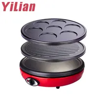1000W Chinois Mini Électrique Automatique De Contrôle De Température Crêpière pour Roti, Tortilla, Oeufs, BARBECUE