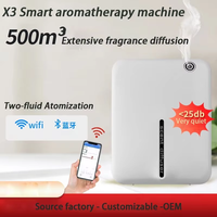 Diffuseur de parfum électrique Machine à parfum pour la maison Hôtel Diffuseur d'huiles essentielles Diffuseur d'arômes sans eau en plastique