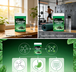 ผงสกัดสาหร่ายสไปรู<span class=keywords><strong>ล</strong></span>ิน่าและเม็ด<span class=keywords><strong>คลอ</strong></span>เร<span class=keywords><strong>ล</strong></span><span class=keywords><strong>ล</strong></span>่า OEM สำหรับ<span class=keywords><strong>ล</strong></span>ดน้ำหนัก อาหารเสริม<span class=keywords><strong>ล</strong></span>ดน้ำหนักจากธรรมชาติ - Product Image 5