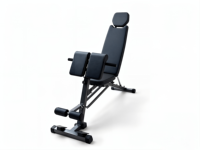 Banc de musculation professionnel réglable et pliable, station d'entraînement inclinable et déclinable, équipement polyvalent pour la musculation à domicile