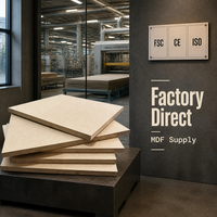Panneaux MDF (Fibre Medium Density Board) de haute qualité, directement de l'usine, grande capacité, pour la fabrication de meubles et armoires, vente en gros