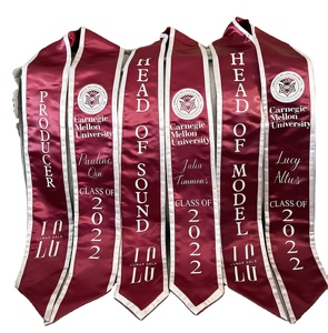 Tùy chỉnh thêu tốt nghiệp stoles tùy chỉnh cá nhân Sash tùy chỉnh kiểm tra lấy trộm - Product Image 1