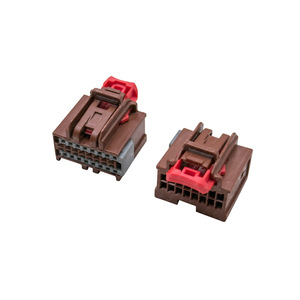 Conector Automotriz Aptiv de 16 Pines 35016345 Marrón PBT Enchufe Impermeable - Product Image 1