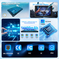 Tablet Robusta OEM de 10 Pulgadas con Android 15, Resistente al Agua y a los Golpes, 5G, NFC, para Logística de Almacén, Inventario y Operaciones de Campo
