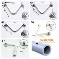 Verrouillage réglable à ressort Push Squeeze en forme de V simple Double boutons pour pôle de retenue randonnée Trekking pôle connecteur