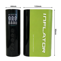 Mini-compresseur USB-C rechargeable en ABS haute pression 150 PSI pour pneus de voiture, pompe à air professionnelle avec écran LCD numérique