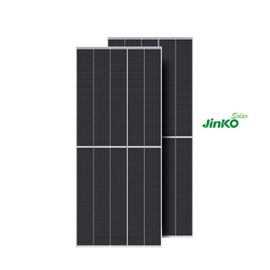 JINKO bifacial 535W-555W แผงโซลาร์เซลล์เสือ NEO N-Type <span class=keywords><strong>72HL4</strong></span>-BDV สองชั้นกระจกครึ่งเซลล์โมโนท็อปคอน mwt พาเลท - Product Image 1