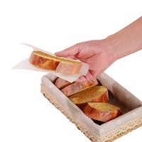 Papier de cuisson jetable antiadhésif, résistant à l'huile, de qualité alimentaire, biodégradable et écologique pour desserts et grillades