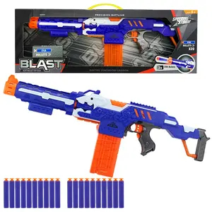 소리와 거품 총알, 저격 소총 총 전기 다트 블래스터 장거리 촬영 총을 가진 소년을위한 DIY 장난감 총