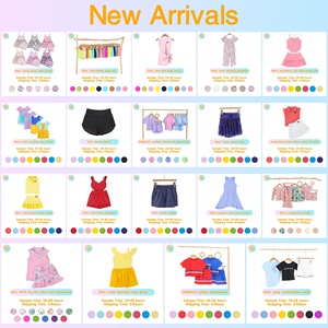 KR Mädchen Einteiliger Sommer-Bikini für Kinder Lässiger Schnür-Badeanzug mit Aufdruck Baby-Badeanzug - Product Image 5