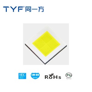 Công Suất Cao Phẳng Gốm Gói Màu Trắng 3V 6V 12V 40W 7070 SMD <span class=keywords><strong>LED</strong></span> Chip Cho Chiếu Sáng Di Động - Product Image 2