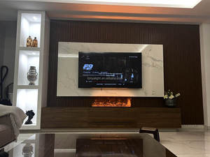 Chimenea colgante eléctrica con Control <span class=keywords><strong>de</strong></span> aplicación, fuego inteligente integrado, <span class=keywords><strong>vapor</strong></span> <span class=keywords><strong>de</strong></span> <span class=keywords><strong>agua</strong></span> 3D, limpieza <span class=keywords><strong>de</strong></span> <span class=keywords><strong>vapor</strong></span> sin chimenea para decoración del hogar - Product Image 6