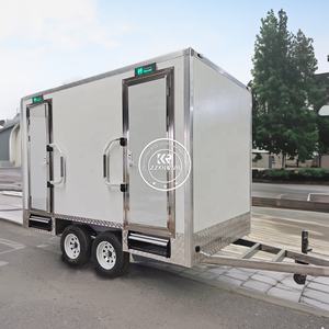 Toilettes mobiles portables, adaptées à une utilisation en extérieur, design pratique, remorque toilettes facile à nettoyer - Product Image 6