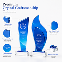 Premio de Cristal con Diseño de Grabado Personalizado para Competencia o Reunión Anual