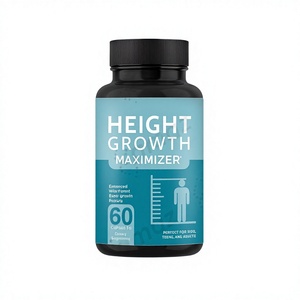 Amaz OEM 100% Naturel Vegan Capsules pour la Croissance et la Gestion de l'Énergie chez l'Adulte avec Soutien Calcium 60 Capsules - Product Image 2