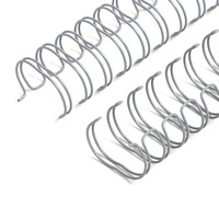 Reliure spiralée à double boucle métallique O Anneau de fil spiralé à double boucle pour ordinateur portable ou calendrier