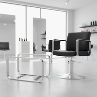 Pièces de repose-bras universelles en acier inoxydable Shenghui pour chaise de bureau, chaise de barbier et chaise de salon de coiffure