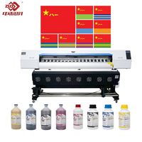 Nueva Impresora de Inyección de Tinta I3200 DX5 XP600 de 1.85m, Plotter Chino para Pósteres, Lonas, Vinilos, Flex Wrap, Eco Solvente