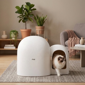 Mobilier <span class=keywords><strong>pour</strong></span> animaux <span class=keywords><strong>de</strong></span> compagnie : <span class=keywords><strong>Maison</strong></span>-litière <span class=keywords><strong>pour</strong></span> <span class=keywords><strong>chat</strong></span> multifonctionnelle, entièrement fermée, anti-odeur, anti-éclaboussures, <span class=keywords><strong>de</strong></span> type couloir - Product Image 1