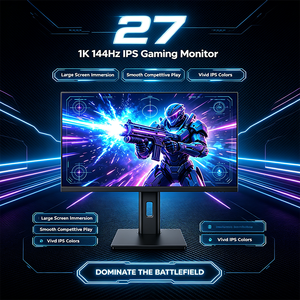 Monitor para Juegos de 27 Pulgadas, 1K FHD, <span class=keywords><strong>144Hz</strong></span>, 1ms, Pantalla IPS 1920x1080, <span class=keywords><strong>HDMI</strong></span>, <span class=keywords><strong>DP</strong></span>, para Centros de Entrenamiento de Esports, Venta al Por Mayor - Product Image 1