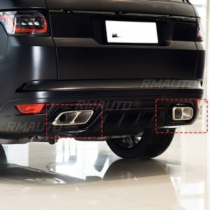 อุปกรณ์ตกแต่งรถยนต์สำหรับ Range Rover Sport ปี 2018-2022 ท่อไอเสีย ปลายท่อไอเสีย ปลอกท่อไอเสีย ชุดแต่งท่อไอเสีย - Product Image 3