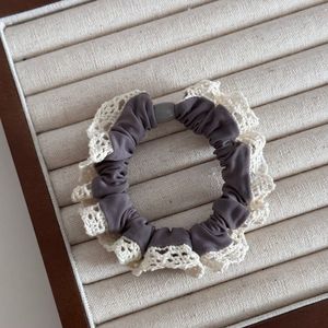 Élastique à cheveux en dentelle haute élasticité, doux et extensible, pour femmes - Product Image 4