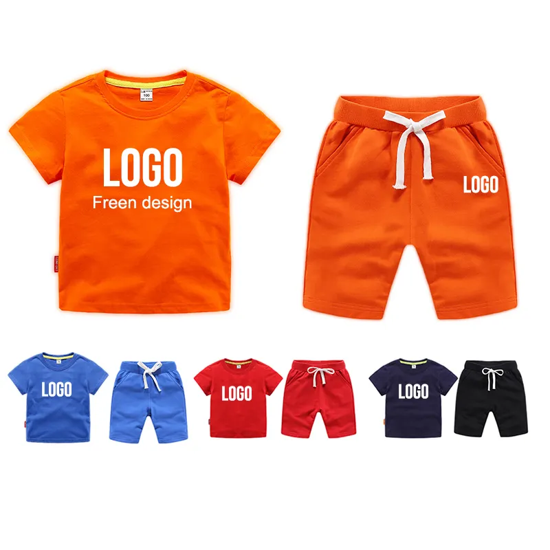 vetement pour enfant Summer baby 2 piece Set Infant Boy Clothes Kids sweat Shorts toddler tracksuit set Jogging Suit