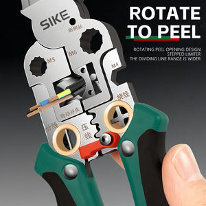 <span class=keywords><strong>Pince</strong></span> multifonctionnelle isolée pour électricien, <span class=keywords><strong>pince</strong></span> à dénuder les fils en acier pour couper les fils de cuivre, <span class=keywords><strong>pince</strong></span> à <span class=keywords><strong>sertir</strong></span> et à maintenir - Product Image 4