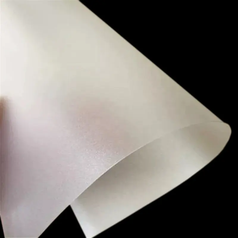 HDPE white plastic hdpe roll sheet polypropylene slip sheet poumch punching folding PP material plastic board sheet