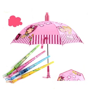 Children <b>Umbrella</b> Girl and Boy Rain <b>Umbrella</b> Cute Design Gifts Sunshade Cartoon Plastic Handle Character <b>Umbrella</b> for Kids - Product Image 1