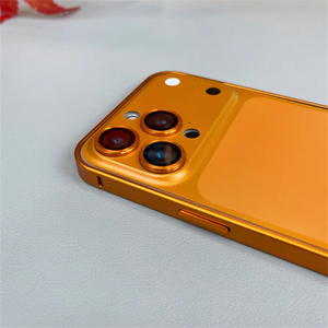 เคสโทรศัพท์แบบแม่เหล็กโลหะด้านใหม่สำหรับ iPhone 17 Pro 17 Pro Max ขอบอะลูมิเนียมกันกระแทก สีส้ม พร้อมส่งแบบดรอปชิปปิ้ง - Product Image 3