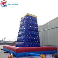 Sortie d'usine populaire pvc Sports de plein air jeux d'équipe construction gonflable pour adultes enfants gonflable mur d'escalade