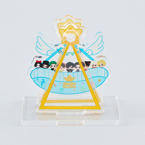 Custom Printed Acrylic Standee Transparent Plastic Hologram Stand Keychains Promotion Plastic Crafts