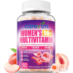 Gomitas Multivitamínicas para Mujer con Multivitaminas A, C, D3, E, K2, <span class=keywords><strong>Complejo</strong></span> <span class=keywords><strong>B</strong></span>, Folato, Biotina, Calcio, Magnesio, Suplemento Vegano - Product Image 1
